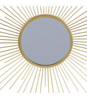 MIRAMAX-Espejo sol 60 cm oro,Espejo de Pared Decorativo para Colgar en Forma de Resplandor Solar - details 2