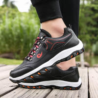 Zapatos Casuales Para Hombre En Cuero Ligeros Y Transpirables Para Otoño E Invierno Zapatillas De Tenis Para Caminar - details 12