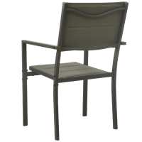 vidaXL Juego de comedor para jardín 3 piezas acero - details 4