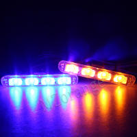 2x4 LED Luz De Advertencia Estroboscópica Para Coche Camión FSO Flasher De Emergencia Policiales Y Ambulancia Accesorios De Coche - details 17