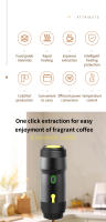 Portable coffee machine capsule coffee machine coffee machine espresso machine rechargeable wireless portable coffee machine - details 1