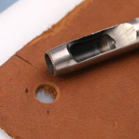 KRABALL Set De 15 Piezas Punzón De Cuero Portátil Para Herramientas De Trabajo Manual 1mm-11mm Punzón Para Correa De Cinturón Reloj - details 5