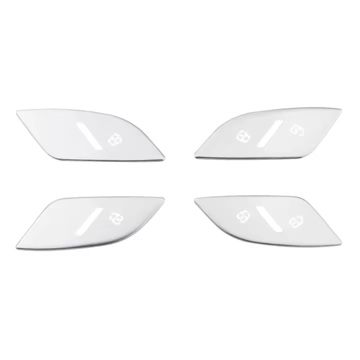 Etiquetas De Botón De Cerradura Para Audi A3 8V 2013-2019 Accesorios De Cubierta De Coche Interior 4Pcs Adhesivo De Lentejuelas - 1