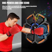 Máquina de entrenamiento de boxeo musical inteligente para niños y adultos, Ritmo de iluminación RGB，entrenador de Fitness, objetivo electrónico de pared, bolsa de arena colgante,Detección inteligente, emparejamiento Bluetooth - details 4