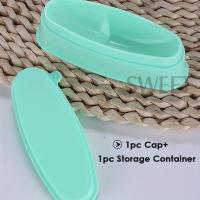 Caja De Almacenamiento Para Uñas Con Brillo Y Lentejuelas Portátil Herramienta Reciclable Para Polvo De Dips Con Tapa Color Rosa/Purple/Azul/Morado - details 3