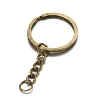 Llavero De Largo Anillo Dividido Dorado Y Bronce Para DIY Joyería 20 Piezas Llaveros Redondos Metálicos Unisex Para Negocios Al Por Mayor - details 3