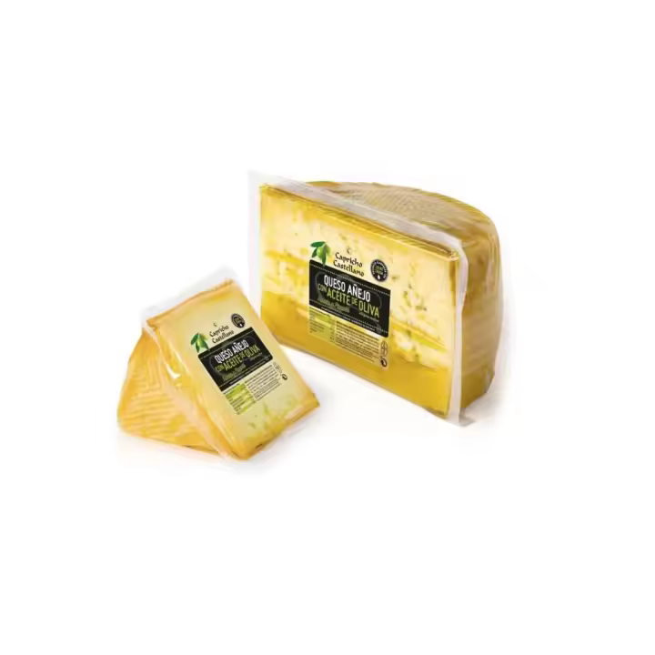 Ibéricos a Domicilio Gourmet - Queso de Mezcla Añejo con Aceite de Oliva - 200g - 1