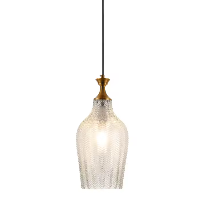 LÚZETE - LÁMPARA DE TECHO CRISTAL BLANCO Ø 19 CM ROGAN ALM-APOL - Diseño de última Tendencia - Encaja en Estancias de Tu Hogar - 1
