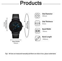 Reloj Deportivo Para Hombre 2pcs Set Moda Reloj De Pulsera De Cuarzo Negocio Casual Reloj De Lujo Relogio Masculino Con Correa De Cuero - details 1
