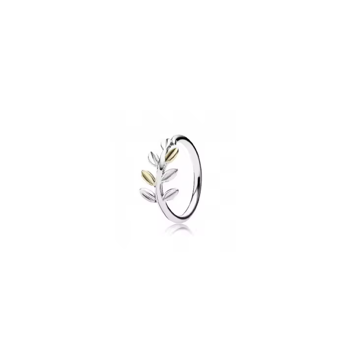 PANDORA Anillo Pandora Plata y Oro 19920-50 - Diseño Exclusivo - Joyería Mujer - 1