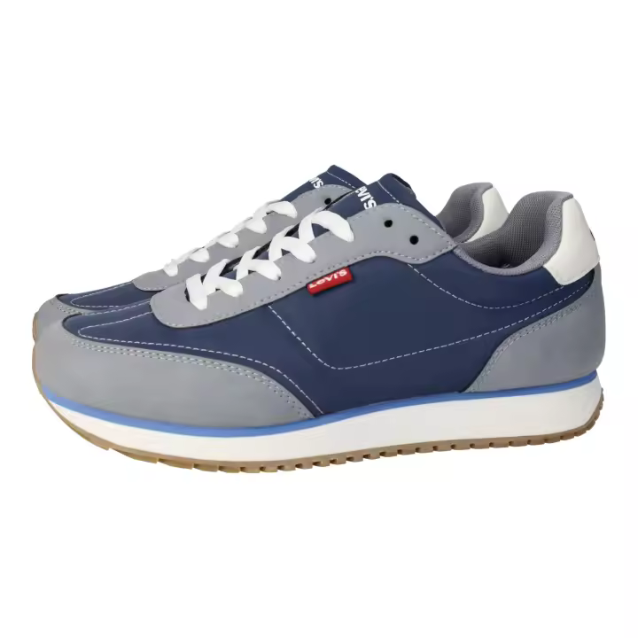 Deportivos marca LEVIS FOOTWEAR AND ACCESSORIES para hombre en color marino. Deportivas para hombres, azul marino, con cordones y plantilla extraible y suelo de goma antideslizante - 1