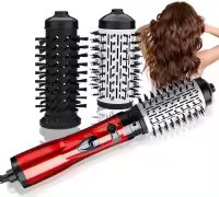 2-in-1 Hot Air Styler And Rotating Hair Dryer For Dry Hair, -Cepillo de aire caliente estilizador y secador, cepillo giratorio para salón de belleza en casa, peine giratorio eléctrico 2 en 1 para cabello rizado elegante y vibrante - details 0
