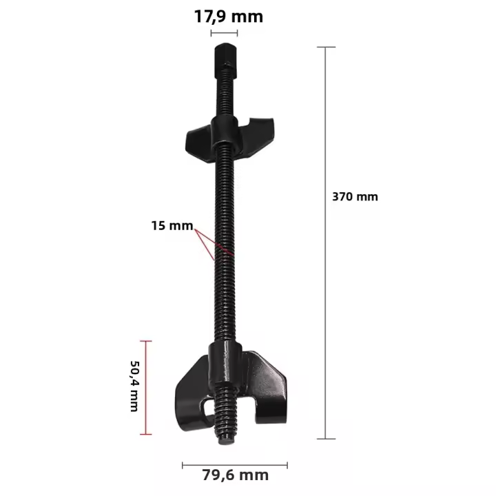 Compresor De 380mm 2 Piezas De Reparación De Amortiguadores De Suspensión De Automóviles Material De Aluminio Y Carbono Maple - 1