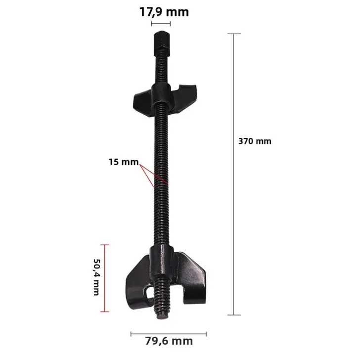 Compresor De 380mm 2 Piezas De Reparación De Amortiguadores De Suspensión De Automóviles Material De Aluminio Y Carbono Maple - 1