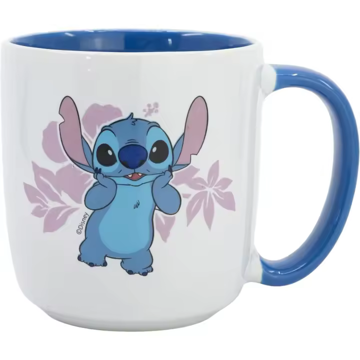 Taza de Ceramica Stor 325Ml Caja de Regalo Stitch Disney Producto Oficial - 1