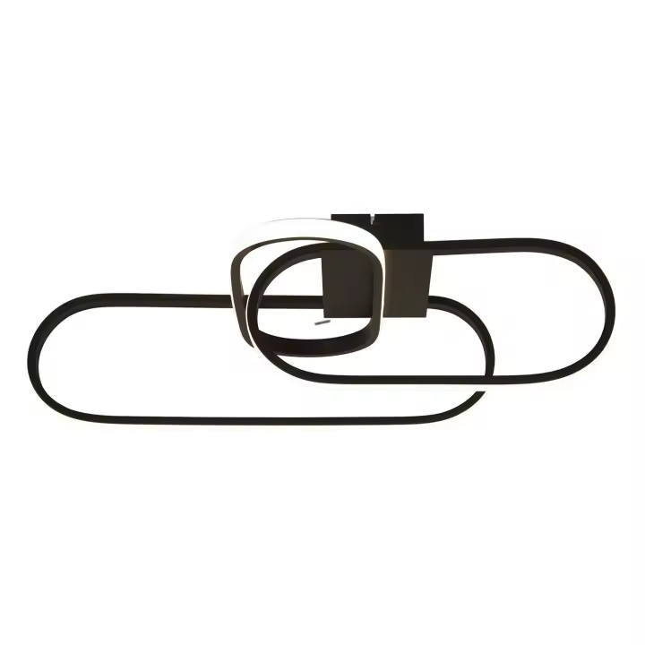 El Negro Blanco de Maple moderno clip de la Luz de techo llevó 36,73 W 3000-4500-6500K - 1