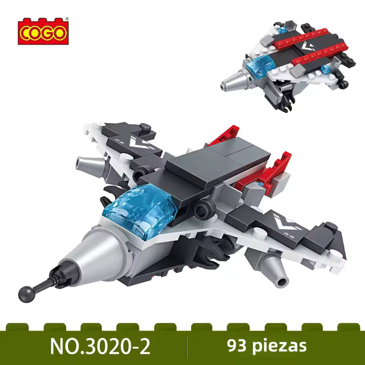 COGO Transformación De Robot a Avión Juguetes De Bloques De Construcción Serie Militar Regalo Para Niños (774 Piezas) - 1