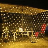 3X2M LED De Exterior Telar De Red De Pesca Con Luces De Malla Decoración De Jardín Para Navidad Fiesta Boda Año Nuevo Guirnalda Decorativa - details 4