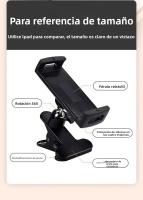 Soporte Universal De Metal Para Teléfono/Tablet Con Clip Adecuado Para Escritorio/Escala De Arte Soporte Conveniente Para Streaming En Vivo Llamadas De Video - details 3