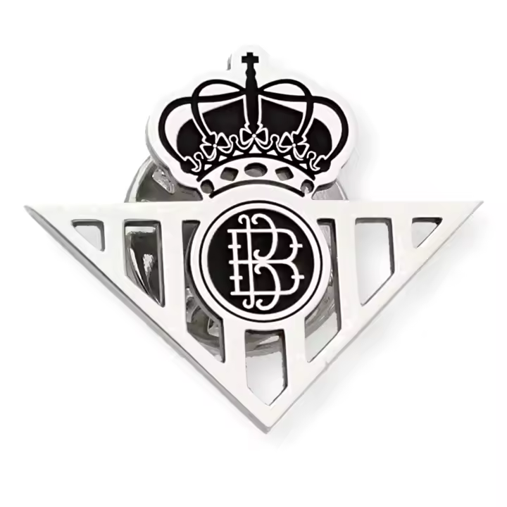 Pin de Real Betis Balompié en Plata de Ley 925 Calado - 1