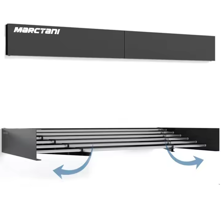 Marctani Tendedero Extensible Pared Ahorra Espacio - Tendederos Plegables ANTIOXIDANTES Interior o Exterior - Tendal Plegable Resistente 24 Pinzas - Tenderete de Ropa - 1