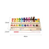 Juego De Puzzle Magnético Montessori Para Niños Tablero De Laberinto De Colores Y Números Madera Juguete Para Desarrollo De Habilidades Motoras Finas Edad Recomendada 3-6 Años - details 12