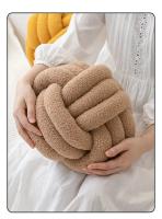 Cojín De Peluche Globular Nótipho Estilo Nórdico Suave Decorativo Para Sofa Y Cama Cubierta Desmontable Y Lavable Relleno De Algodón Poliéster - details 7