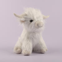 Muñeco De Peluche De 25cm De Vaca Highland Simulación Juguete Suave Para Niños Regalo Decoración De Habitación Regalo Para Bebés - details 9
