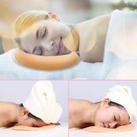 Almohada De Masaje De Silicona Para Rostro Y Cuerpo Suave Y Cómoda Para Salón De Belleza Uso En Masajes Del Cuello - details 8