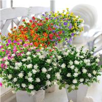 Ramo De Hojas De Eucalipto Artificiales Para Decoración De Hogar Jardín Navidad Boda DIY Accesorios Para Vaso Bonsái Flores Falsas De Plástico Para Todas Las Estaciones - details 4