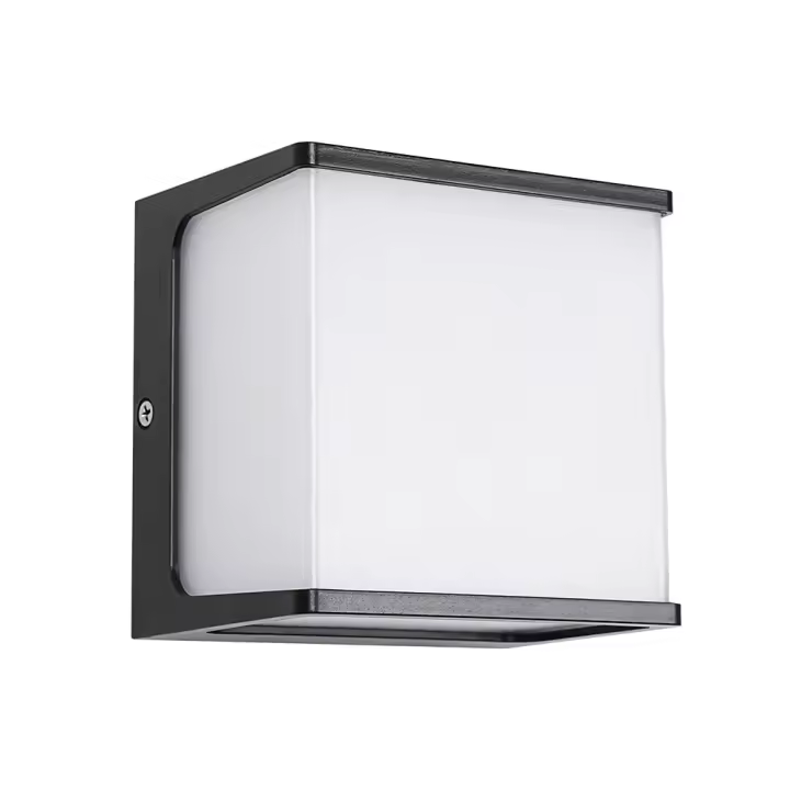 Lámpara De Pared LED Para Exteriores Impermeable IP65 Sin Sensor De Movimiento Luz Exterior Para Jardín Y Porche 8W Moderno - 1