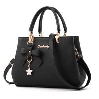 Bolso De Mano Elegante Y Sencilla Tote Satchel En Color Sólido Bolsa Clásica Para El Trabajo Material PU Con Lining De Poliéster - details 0