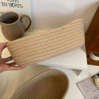 Cesta De Almacenamiento De Algodón Tejido a Mano Caja De Despensa Para Escritorio Cosméticos Snacks Regalo Hecho a Mano - details 3