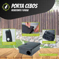 DECEVI - Pack de 4 u 8 Portacebos para Ratones con Llave de Seguridad - Control de Plagas de Roedores en el Hogar - details 0