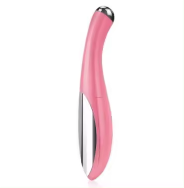Massajeador De Ojos Portátil Eléctrico Con Crema De Cuidado Facial Pluma De Belleza Para Viajes Massajeador De Ojos Vibratorio - 1