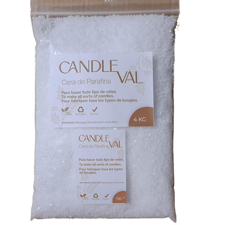 Candleval Parafina en perlas para fabricar velas de gran calidad y muy facil manipulacion parafina con gran capacidad de absorción de colorantes y de esencias para lograr una vela perfecta