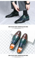 Nuevos Zapatos De Cuero Para Hombre Loafers Formales Casuales Con Hebilla Talla Extra Grande 46 47 48 Estilo Británico - details 10