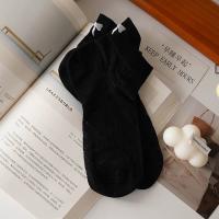 Calcetines Cortos Para Mujer Con Lazo Impreso 6/12 Pares Absorbentes De Humedad Transpirables Malla Suave Y Cómoda Para Verano - details 8
