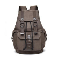 Mochila DIDABEAR De Lona Para Hombres Gran Capacidad Mochila Casual Para Escuela Viaje Con Manijas Suaves Y Cierre De Cadena - details 11