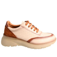 Zapato Casual Sport Piel Mujer Khloe Marín 463 Beige Negro 106030106031  MARCAS MUJER Zapatos Zapatos de sport kHLOE MARÍN - details 0