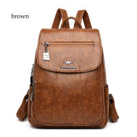 Mochila Vintage de cuero suave para mujer, bolso de hombro femenino, bolso de viaje informal, mochila escolar, 5 colores - details 10