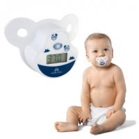 Termómetro digital con forma de chupete Infantil Mobiclinic Punta redonda Chupete suave Pantalla LCD - details 0