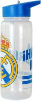 Real Madrid CF - Botella cantimplora plástico 600 ml con pajita integrada ideal para niños en colegio y excursiones - details 2