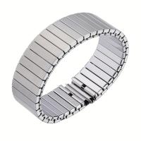 Correa De Reloj De Acero Inoxidable Con Cierre Elástico 16mm 18mm 20mm 22mm Para Xiaomi Huawei Samsung Galaxy Compatible Con Most Relojes De Pulsera Plana - details 0