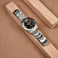 Reloj Mecánico Automático Para Hombre PAGANI DESIGN 2024 GMT Retroclásico Acero Inoxidable 200m Impermeable Con Calendario Completo Y Múltiples Zonas Horarias - details 3