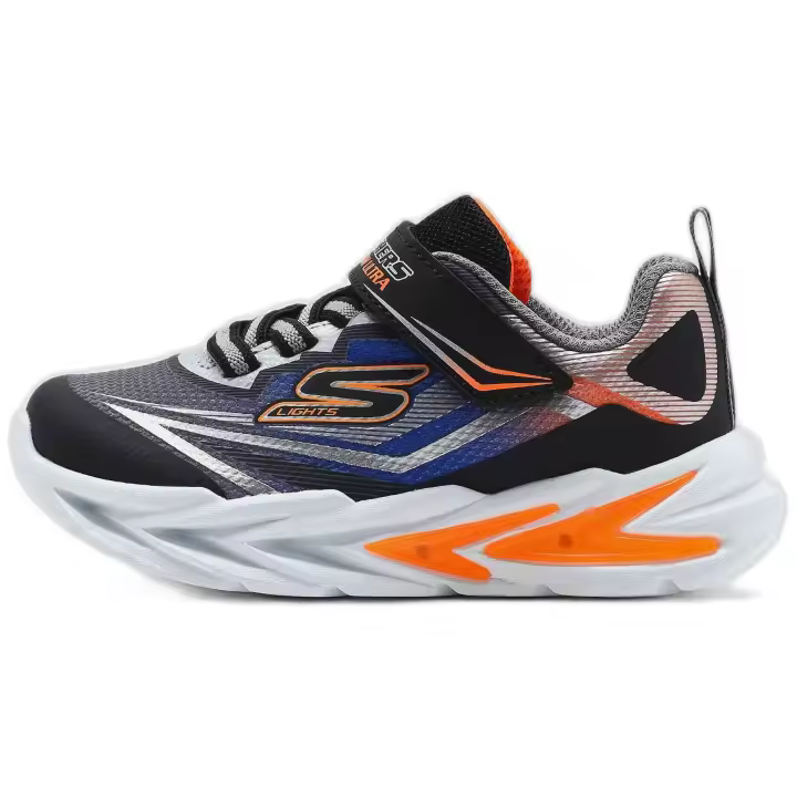 Zapatillas Skechers S Lights-Flex-Glow Ultra para niños unisex en color azul - 1