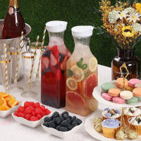 Botella De Agua Grande De 50 Oz Con Tapa De Plegable Base Cuadrada Contenedor De Jugos Plástico Reutilizable Para Adultos - details 8