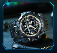 Reloj Deportivo De Moda SANDA 3133 Para Hombres Resistente Al Choque Y Al Agua 50M Reloj De Pulsera Cuarzo Militar Digital Con Pantalla LED Y Chronógrafo - details 11