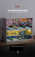 Modelo De Estacionamiento Clásico Bburago 1/64 Vehículo De Aleación De Latón Juguete De Escena Miniatura Con Marco De Exhibición Para Coleccionistas - details 18