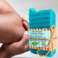 2 Jabones Artesanales Natural con Piedra Pómez. Exfoliante. Elimina las Células Muertas. Regenerador. Limpiador. Jabón Artesano. Apto Veganos. Pumarshop Cinnia Natura - details 3